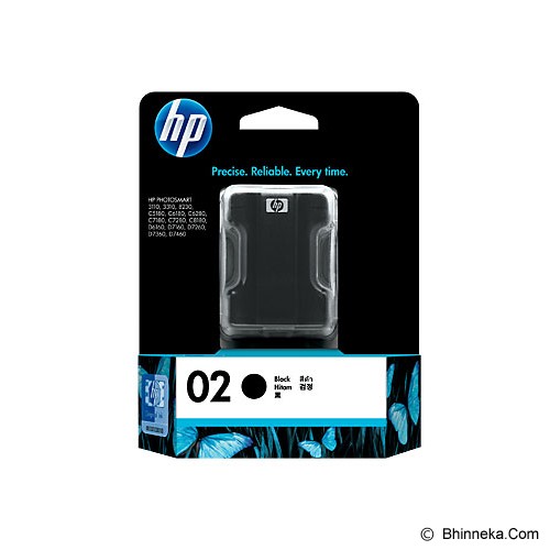 HP Black Ink Cartridge 02 [C8721WA]